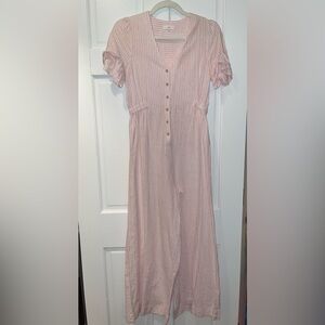 Short sleeve jumpsuit